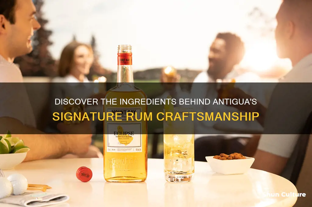 what is antigua rum made from