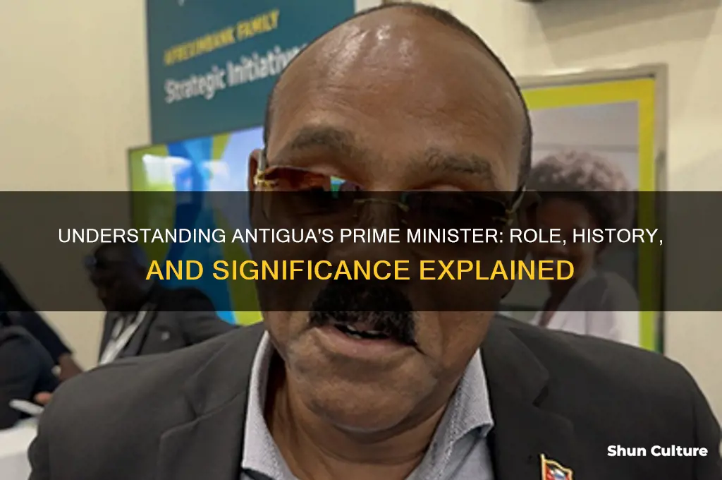what is antiguas priminister