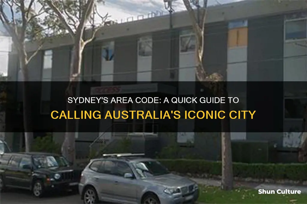 what is area code for sydney australia