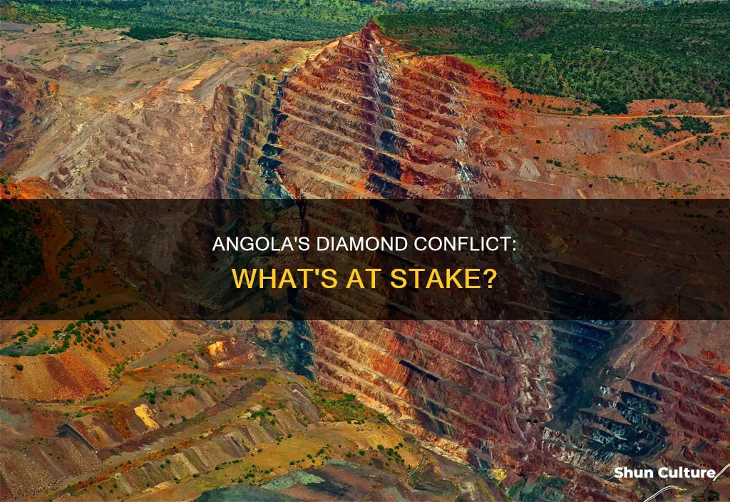 what is at stake in the angola and diamonds conflict