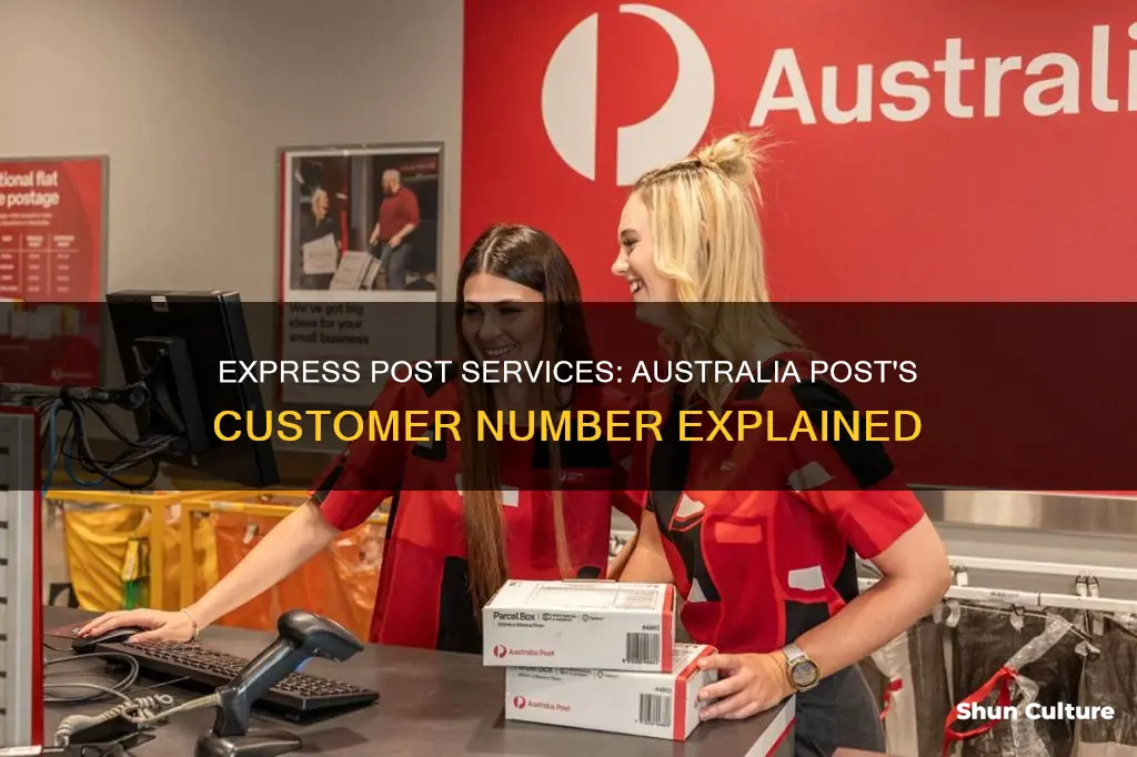 what is australia post customer number express post