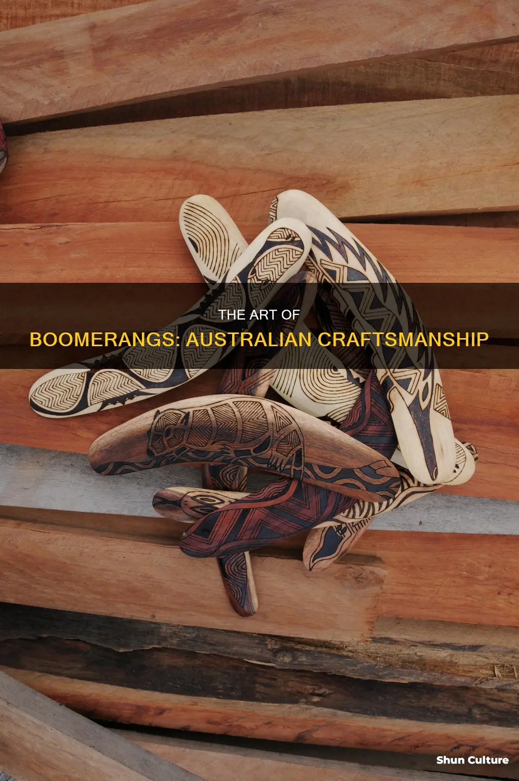 what is australian boomerangs made out of