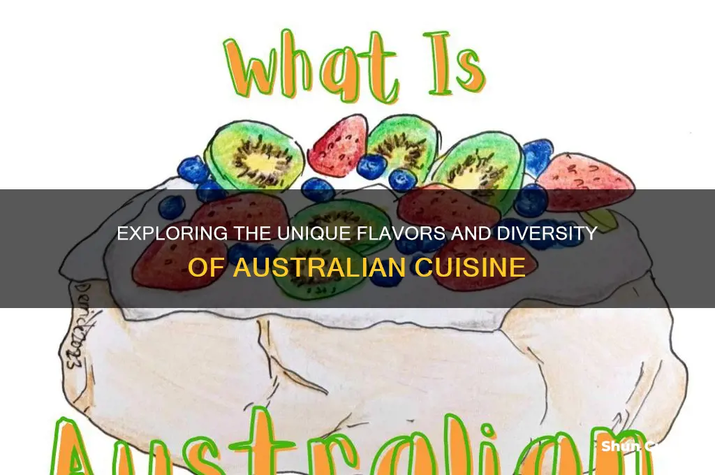 what is australian cuisine like