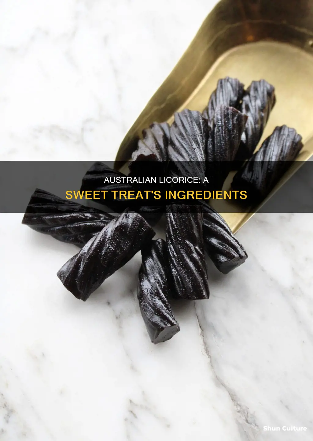 what is australian licorice made of