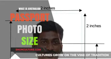 Australian Passport Photo Size Requirements