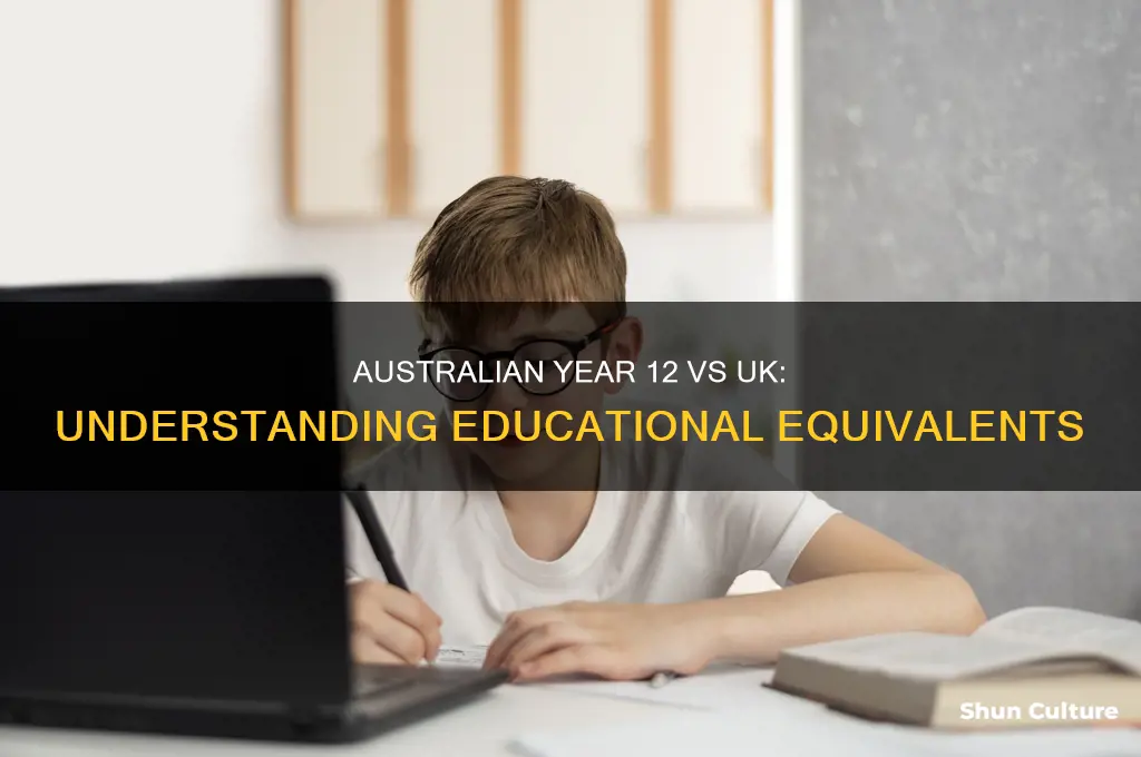 what is australian year 12 equivalent in uk