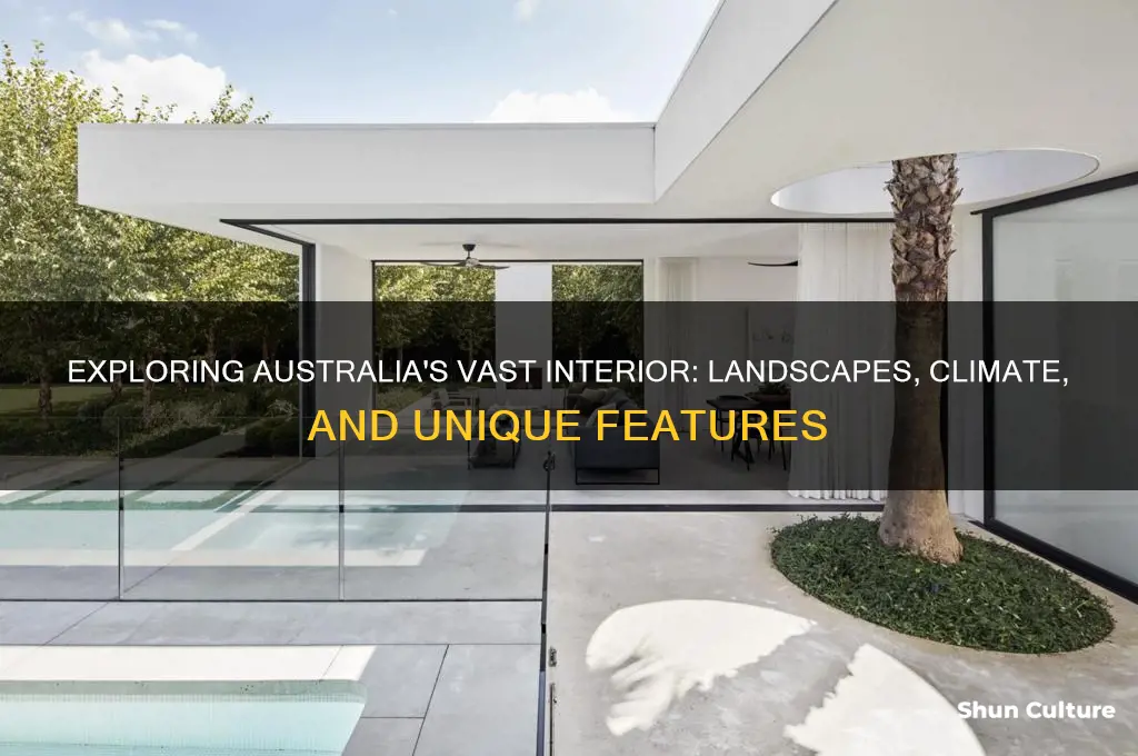 what is australias large interior geography like