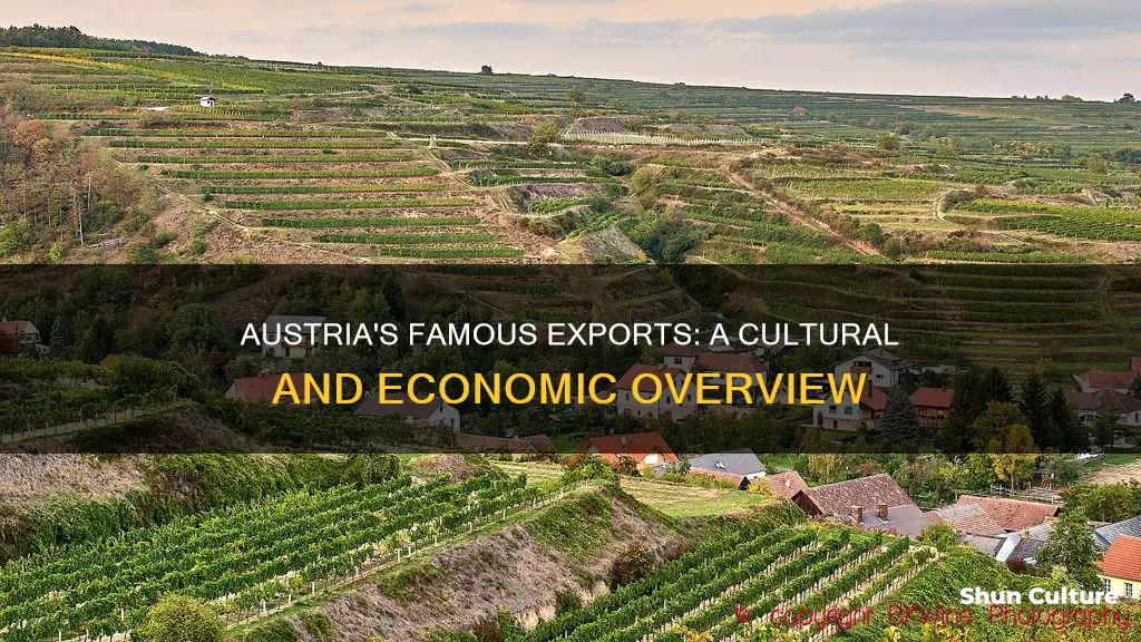 what is austria famous for exporting