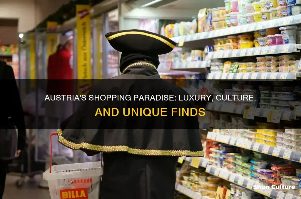 what is austria famous for shopping