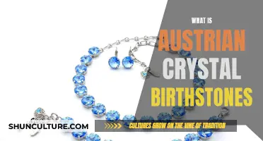 Unveiling the Beauty of Austrian Crystal Birthstones: A Guide