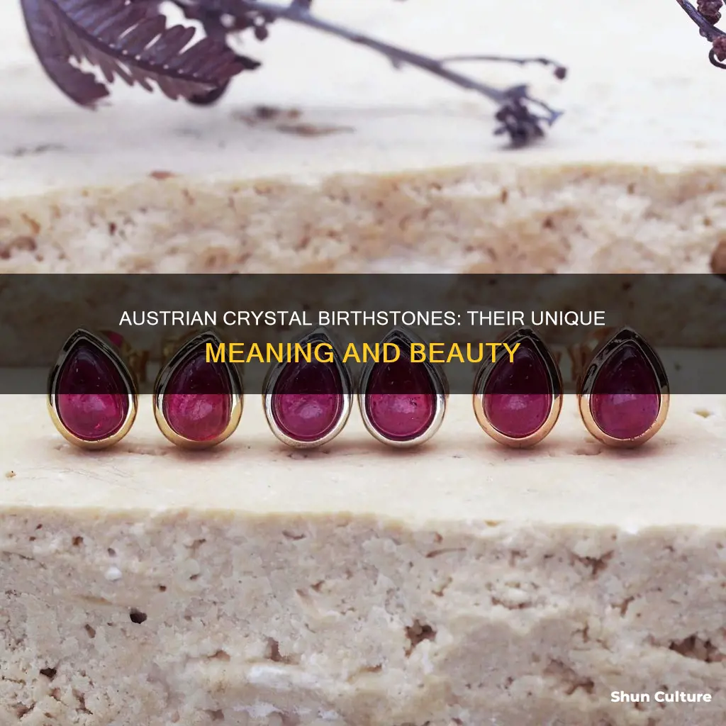 what is austrian crystal birthstones