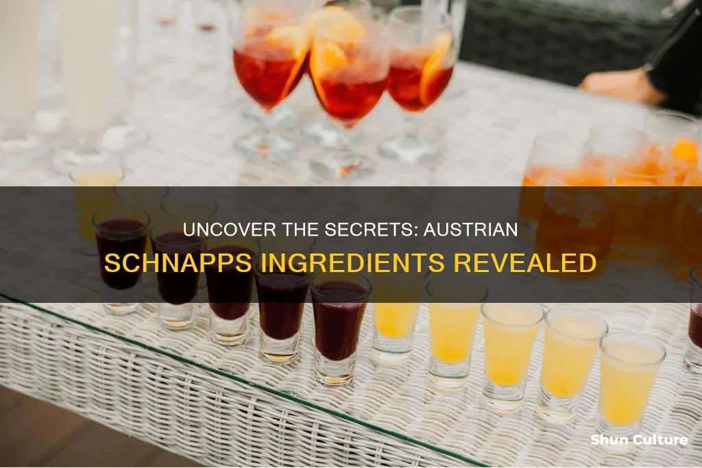 what is austrian schnapps made from