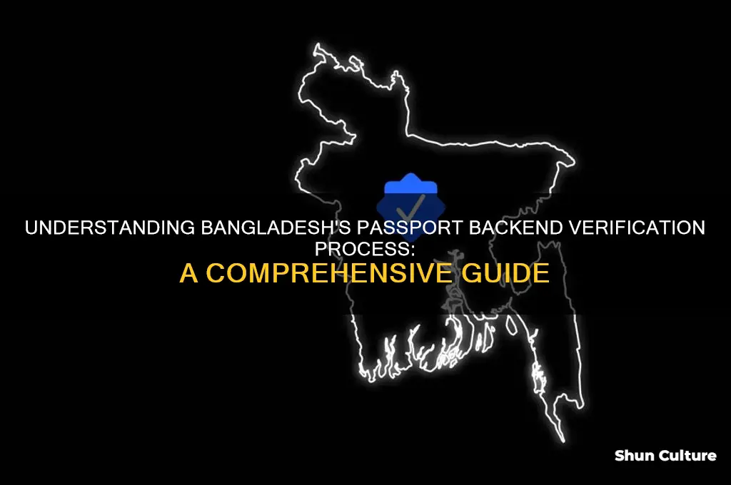 what is backend verification for passport in bangladesh