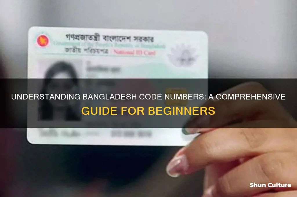 what is bangladesh code no