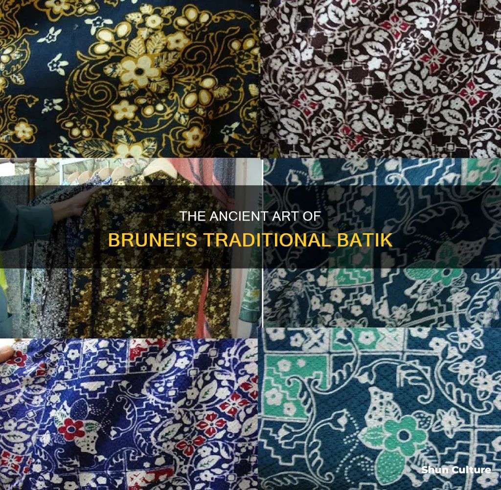 what is batik tradisional brunei