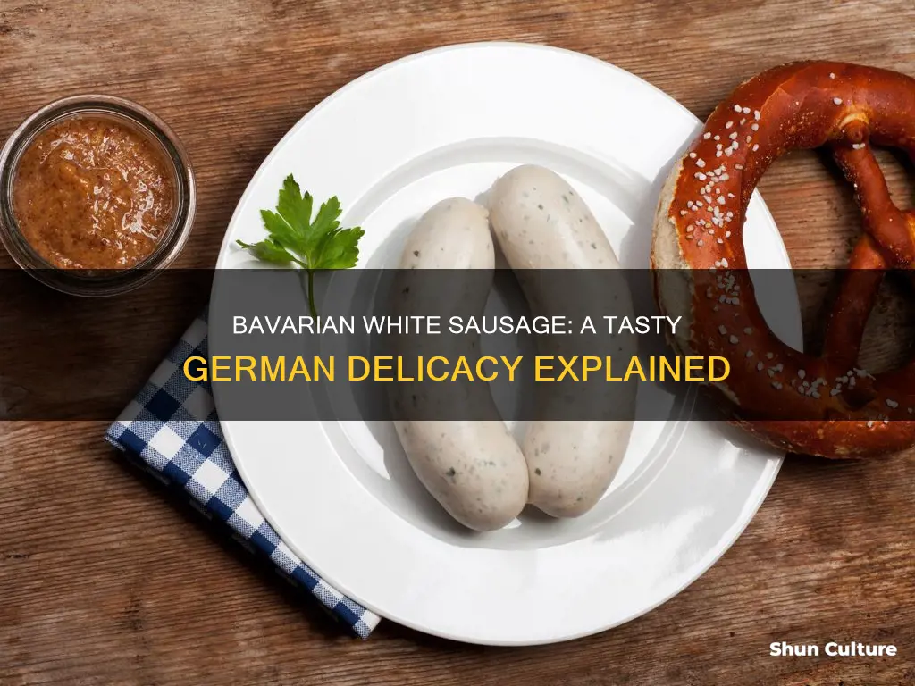 what is bavarian white sausage