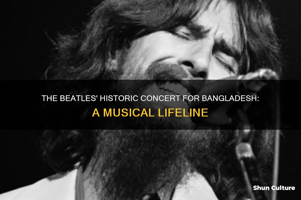 what is beatles the concert for bangladesh