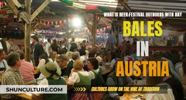 Austria's Beer Festival Extravaganza: Outdoor Fun with Hay Bales