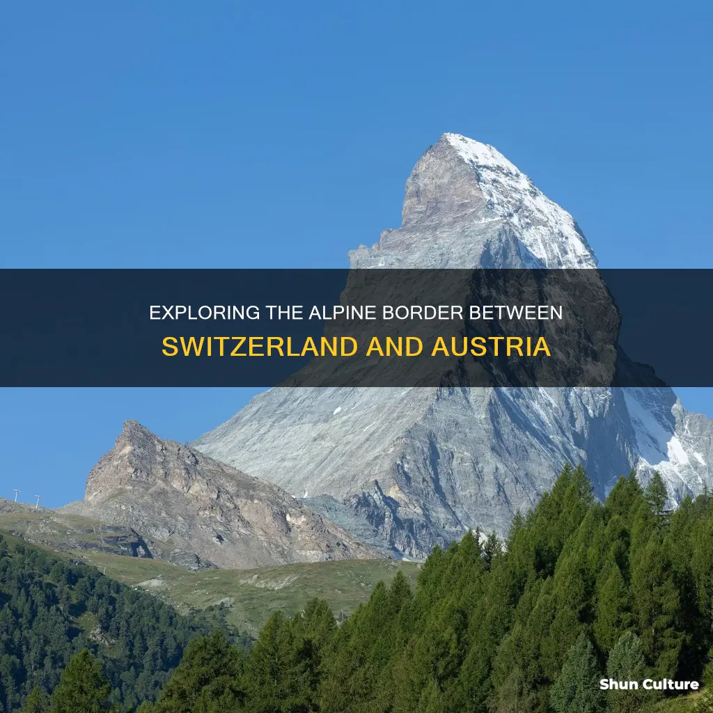 what is between swiss and austria