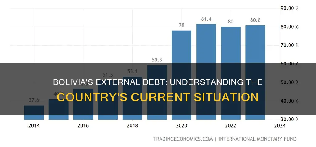 what is bolivias current external debt