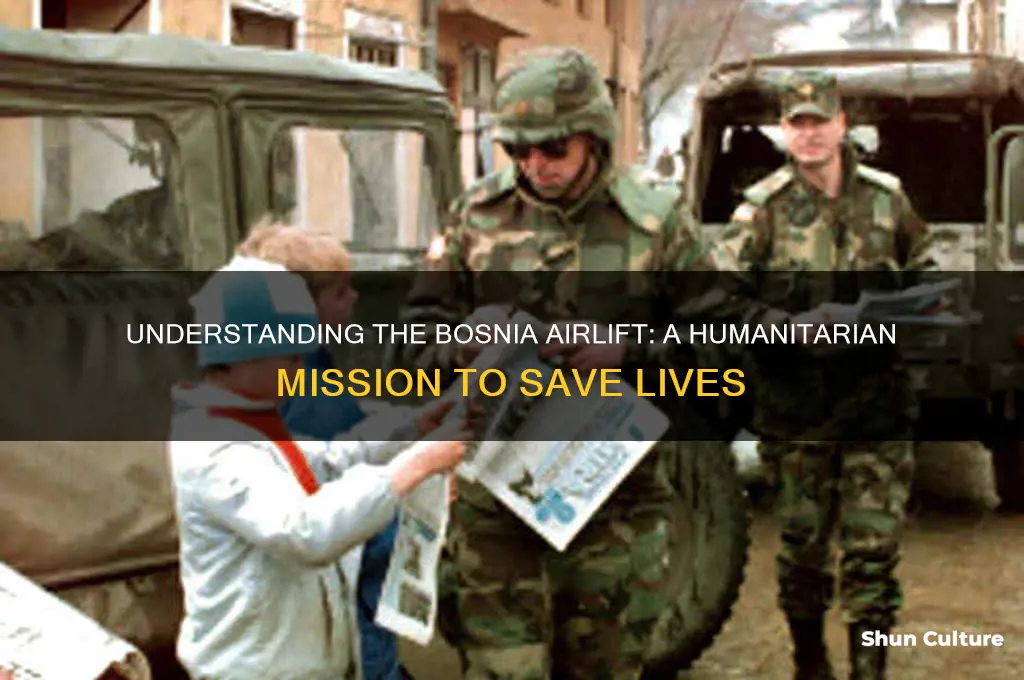 what is bosnia airlift