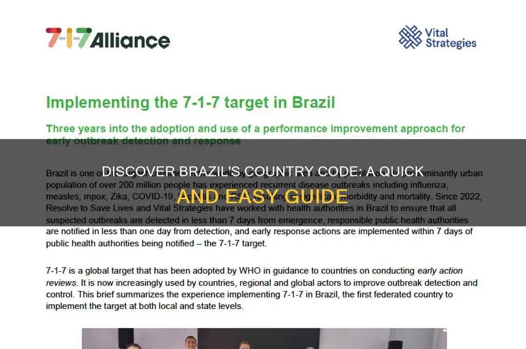 what is brazil country code