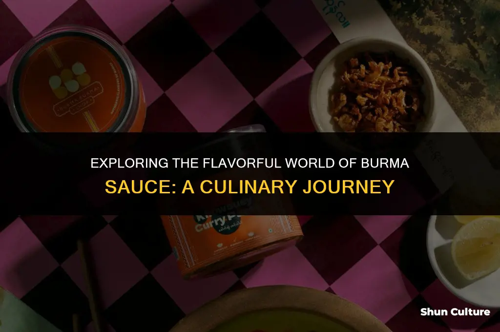 what is burma sauce