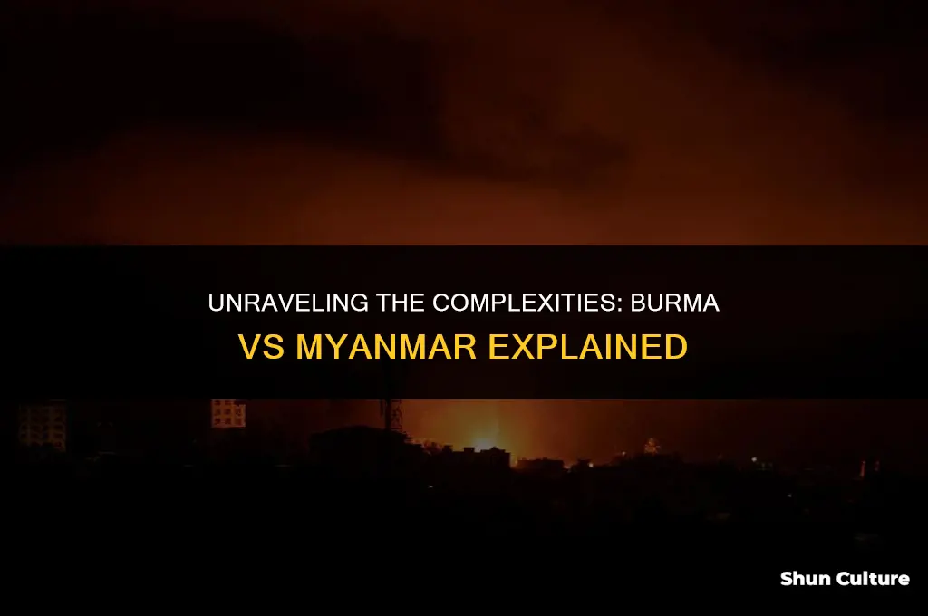 what is burma vs myanmar