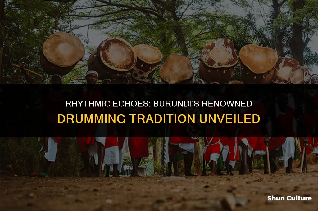 what is burundi known for drums