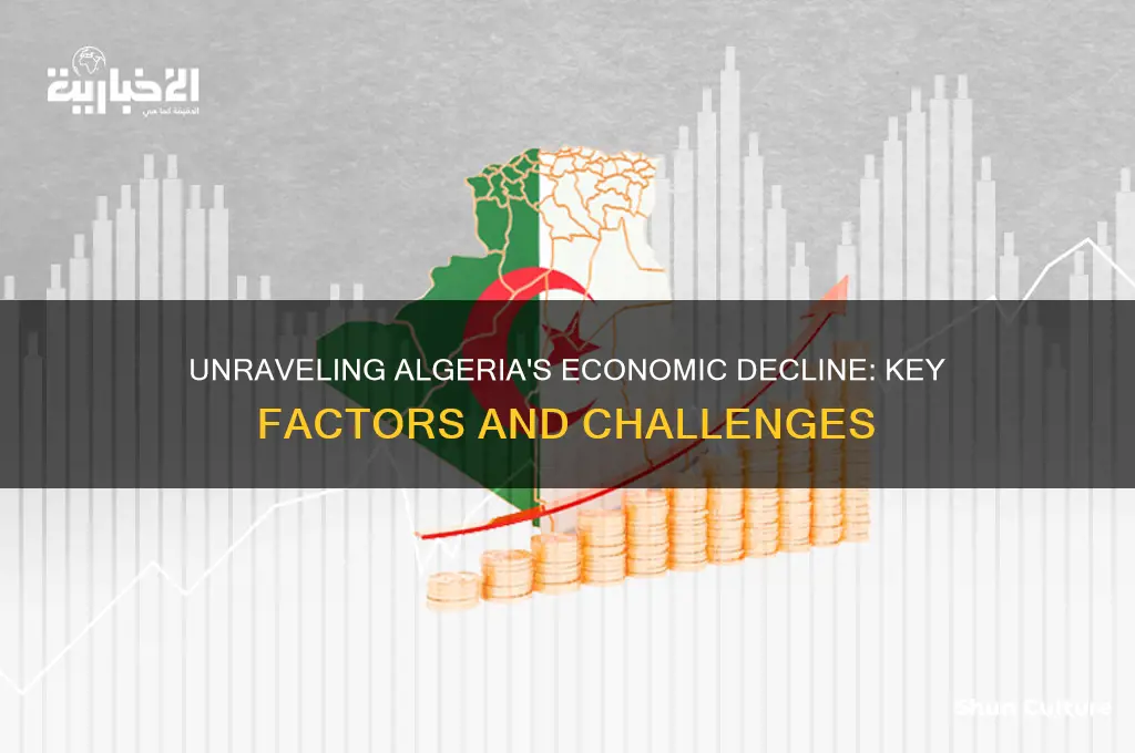 what is causing algerias economic decline