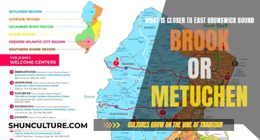 Bound Brook: East or West of Brunswick?