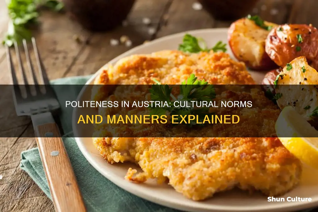what is considered polite in austria