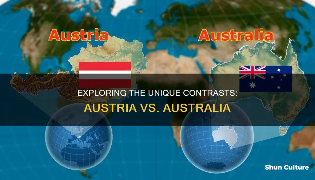 what is difference between austria and australia