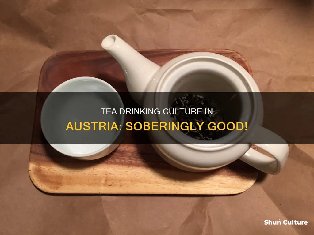 what is drunk with tea in austria