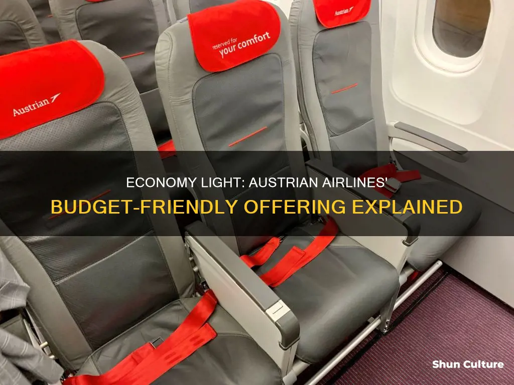 what is economy light austrian airlines