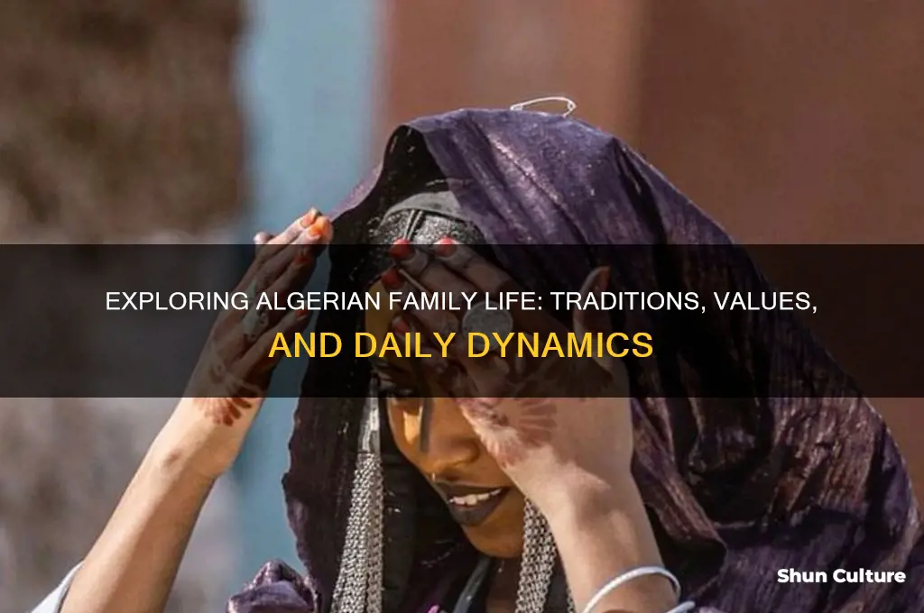 what is family life like in algeria