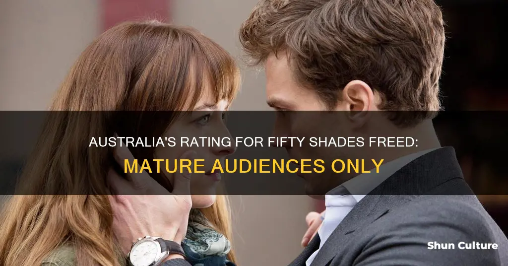 what is fifty shades freed rated in australia
