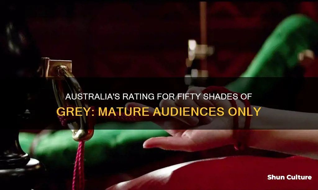 what is fifty shades of grey rated in australia
