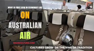 Economy Class Experience: First Row Perks on Australian Airlines