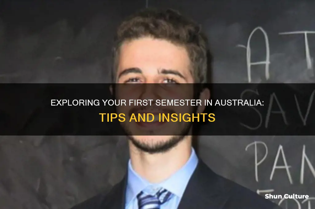 what is first semester in australia
