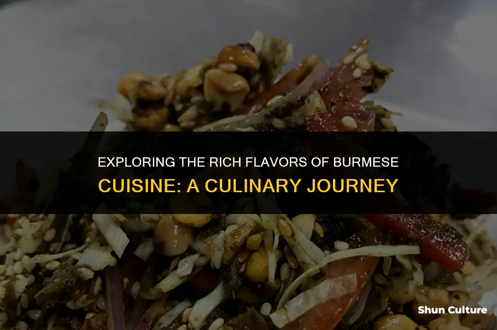 what is food like in burma