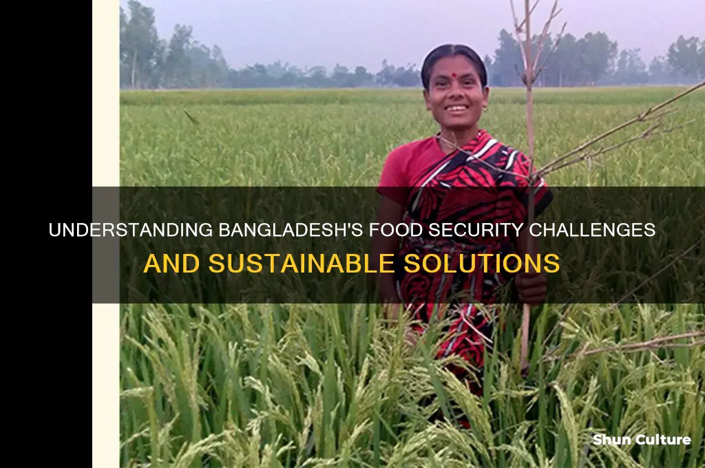 what is food security in bangladesh