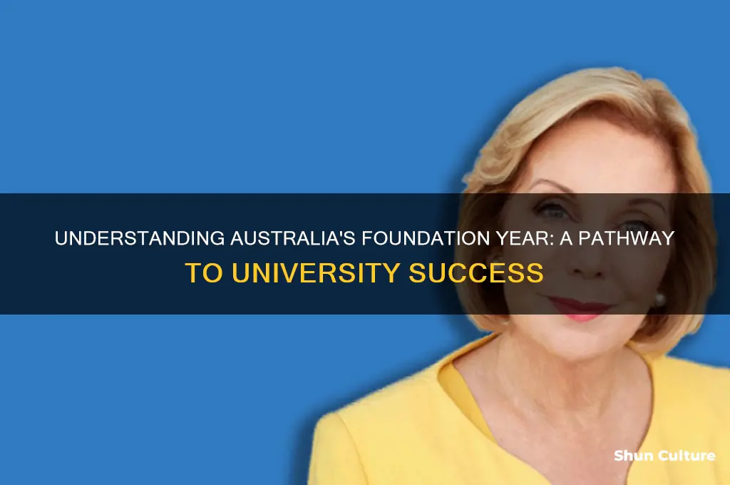 what is foundation year in australia