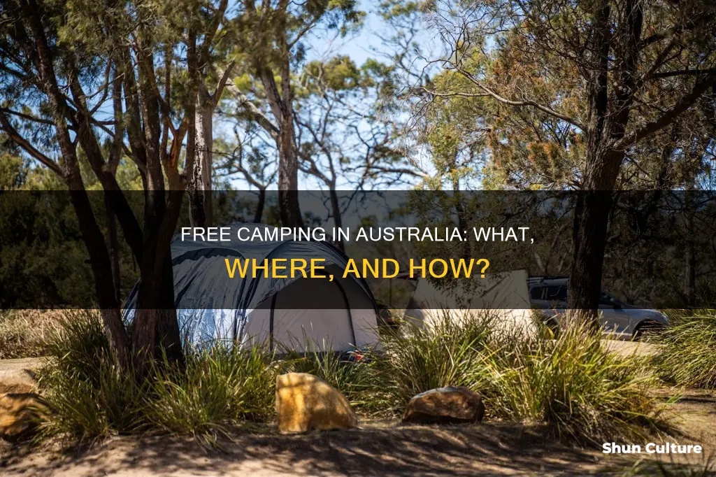 what is free camping in australia