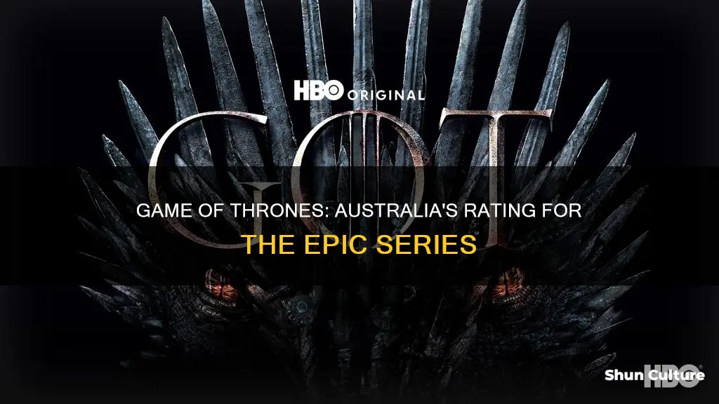 what is game of thrones rated in australia