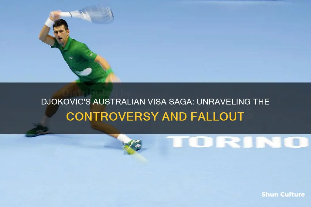 what is going on with djokovic in australia