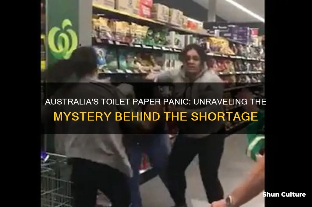what is going on with toilet paper in australia
