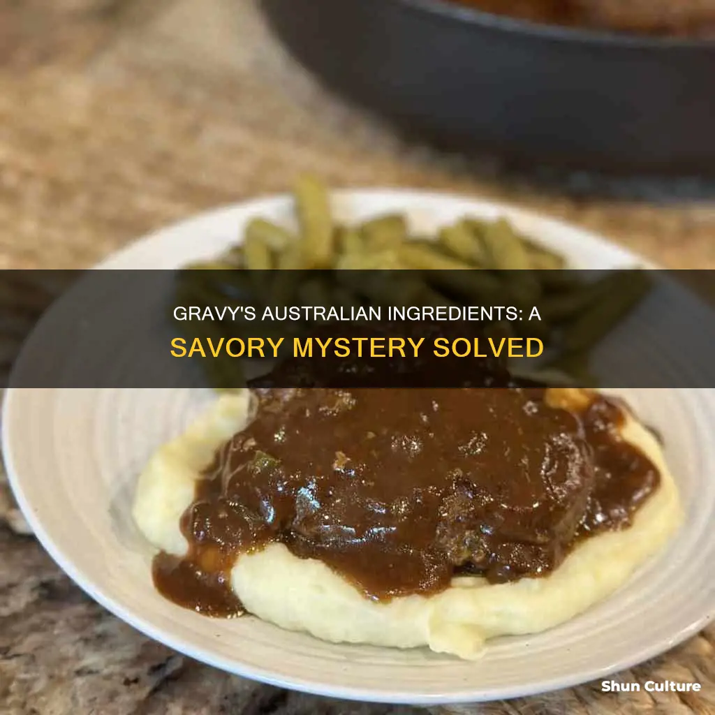 what is gravy made of australia