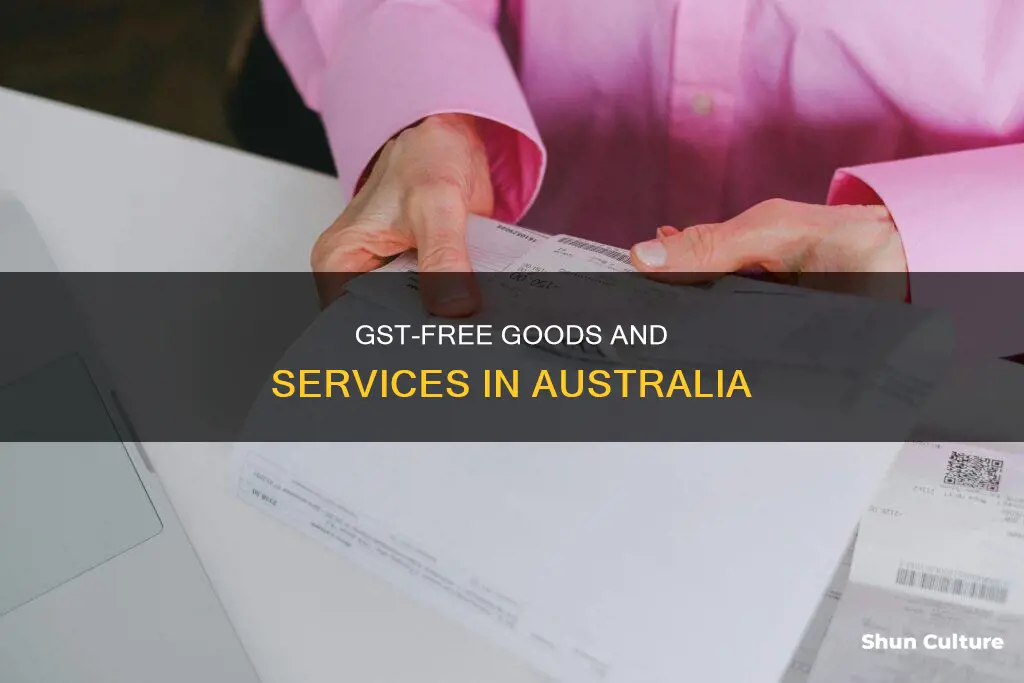 what is gst free australia