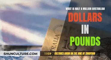 Converting Half a Million Australian Dollars to Pounds
